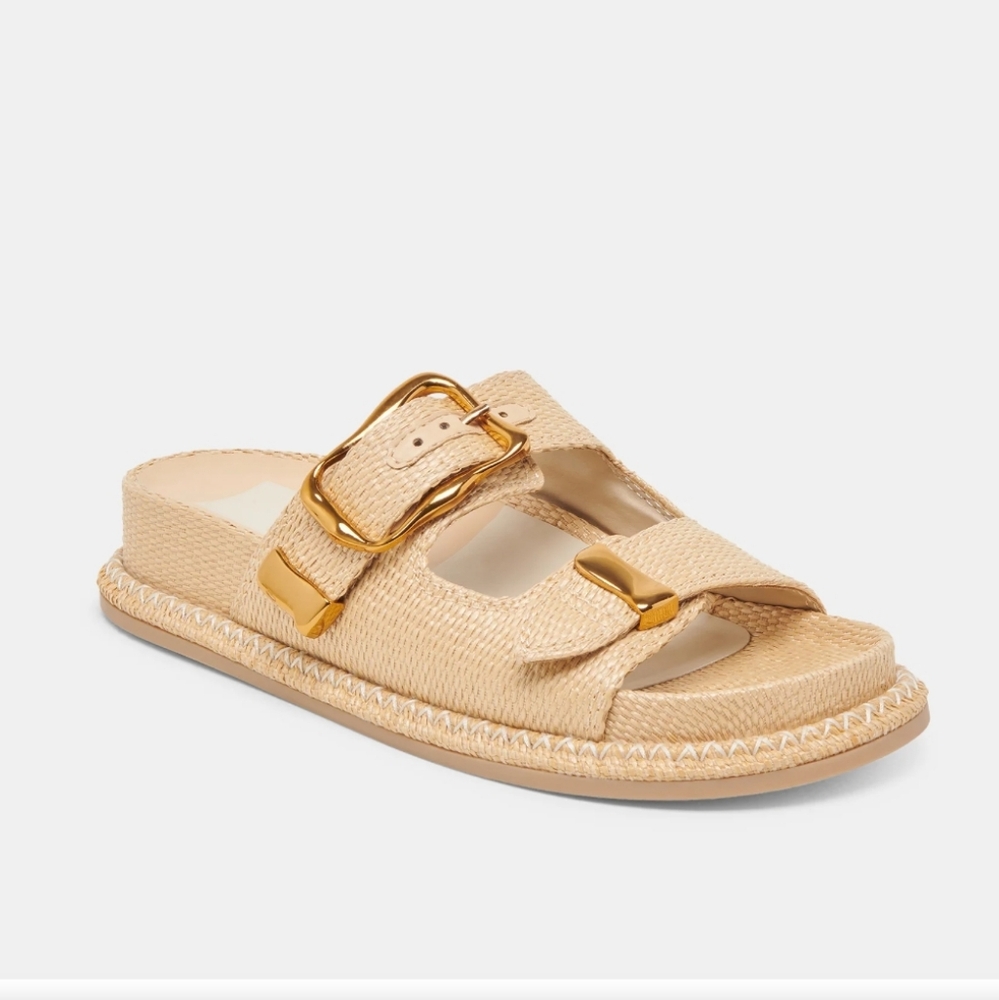 Dolce Vita Sandalslt Natural Raffia Sevana